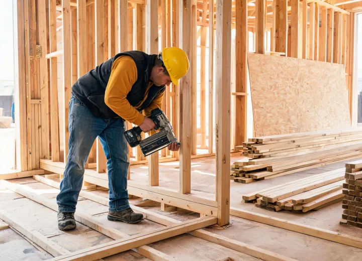 Residential framing crew